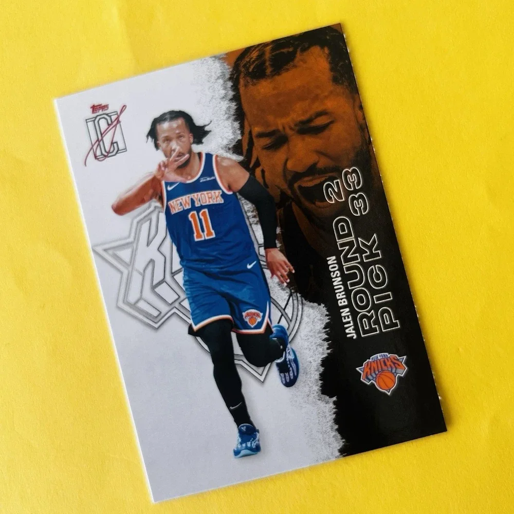 2025-26 Topps Signature Class Round 2 Pick 33 Jalen Brunson #58 Knicks